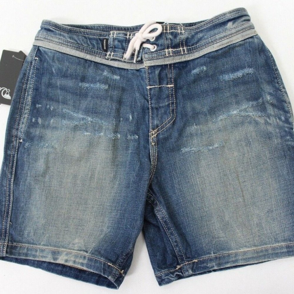Quicksilver Street Trunk Denim Short Jeans 26/12